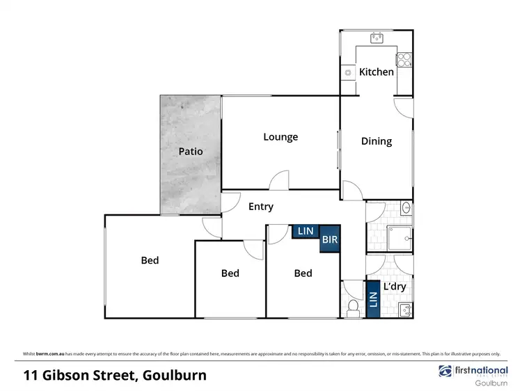 Floorplan of Homely house listing, 11 Gibson Street, Goulburn NSW 2580