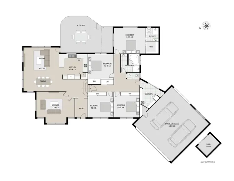 Floorplan of Homely house listing, 7 Lady Nelson Court, Youngtown TAS 7249