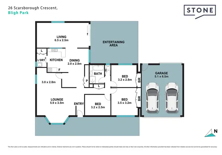 Floorplan of Homely house listing, 26 Scarsborough Crescent, Bligh Park NSW 2756