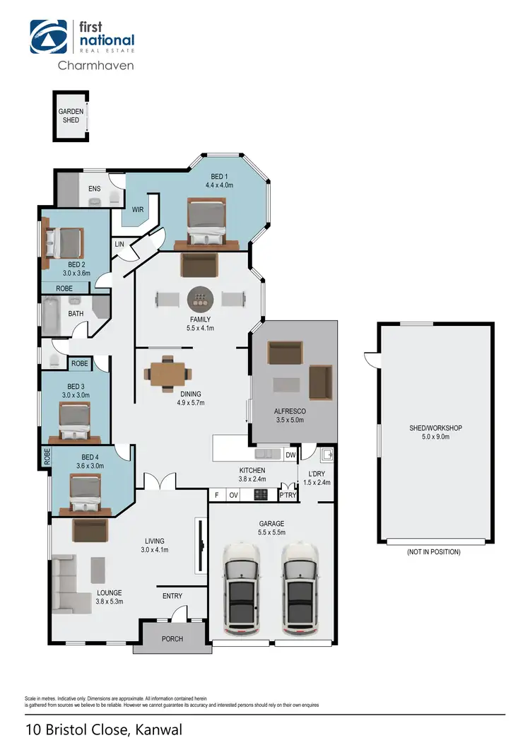 Floorplan of Homely house listing, 10 Bristol Close, Kanwal NSW 2259