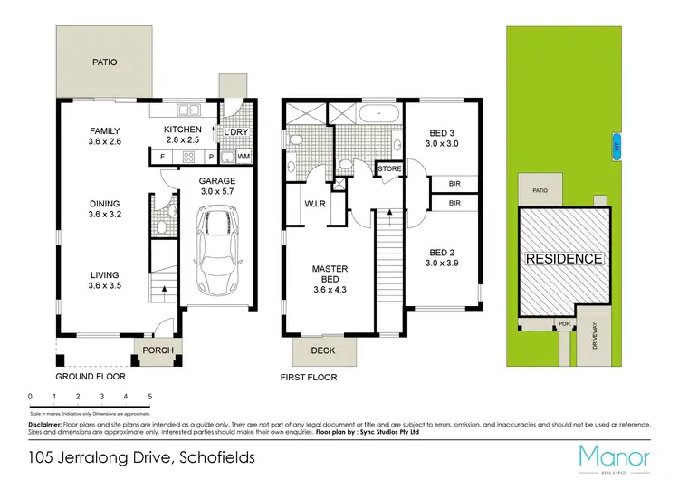 Floorplan of Homely house listing, 105 Jerralong Drive, Schofields NSW 2762