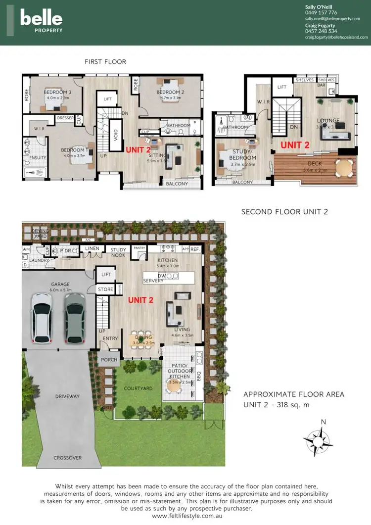 Floorplan of Homely semi-detached listing, 2/19 Azalea Avenue, Hollywell QLD 4216