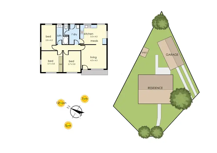 Floorplan of Homely house listing, 95 Monterey Boulevard, Frankston North VIC 3200