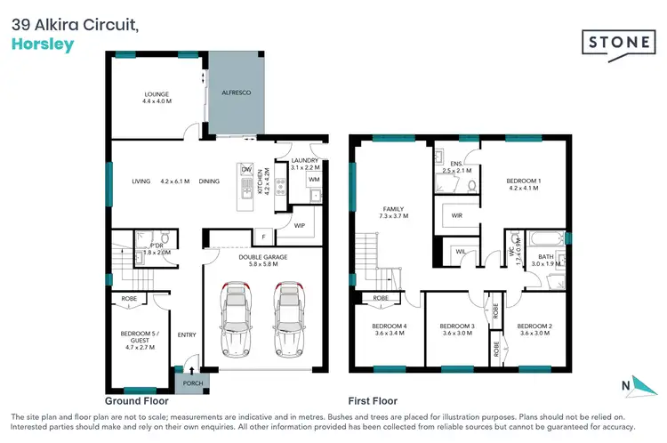 Floorplan of Homely house listing, 39 Alkira Circuit, Horsley NSW 2530
