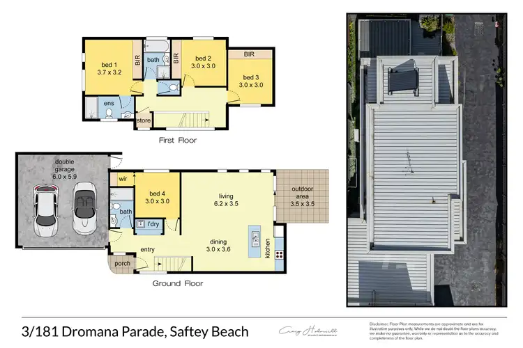 Floorplan of Homely townhouse listing, 3/181 Dromana Parade, Safety Beach VIC 3936