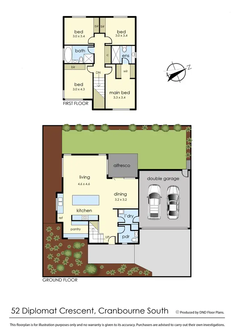 Floorplan of Homely house listing, 52 Diplomat Crescent, Cranbourne South VIC 3977