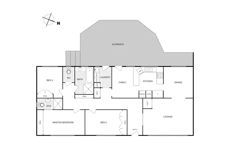 Floorplan of Homely house listing, 6 Begonia Place, Crestwood NSW 2620