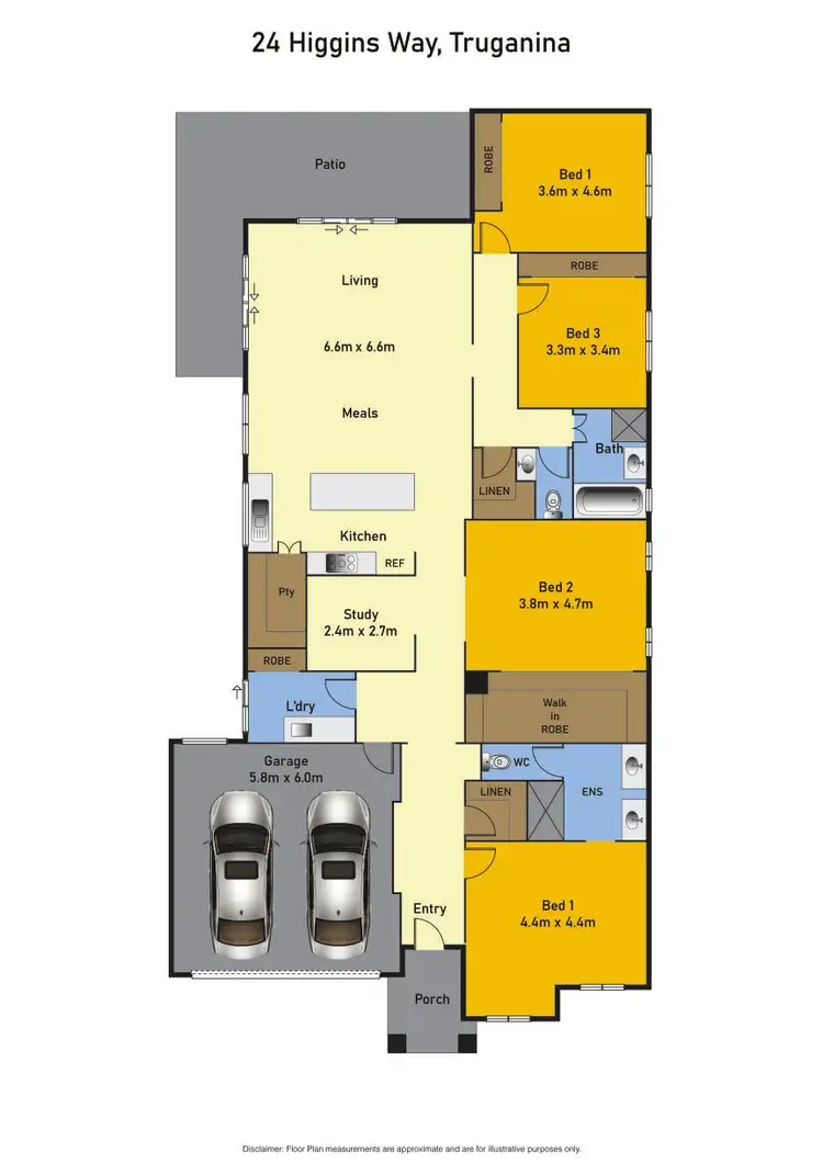 Floorplan of Homely house listing, 24 Higgins Way, Truganina VIC 3029