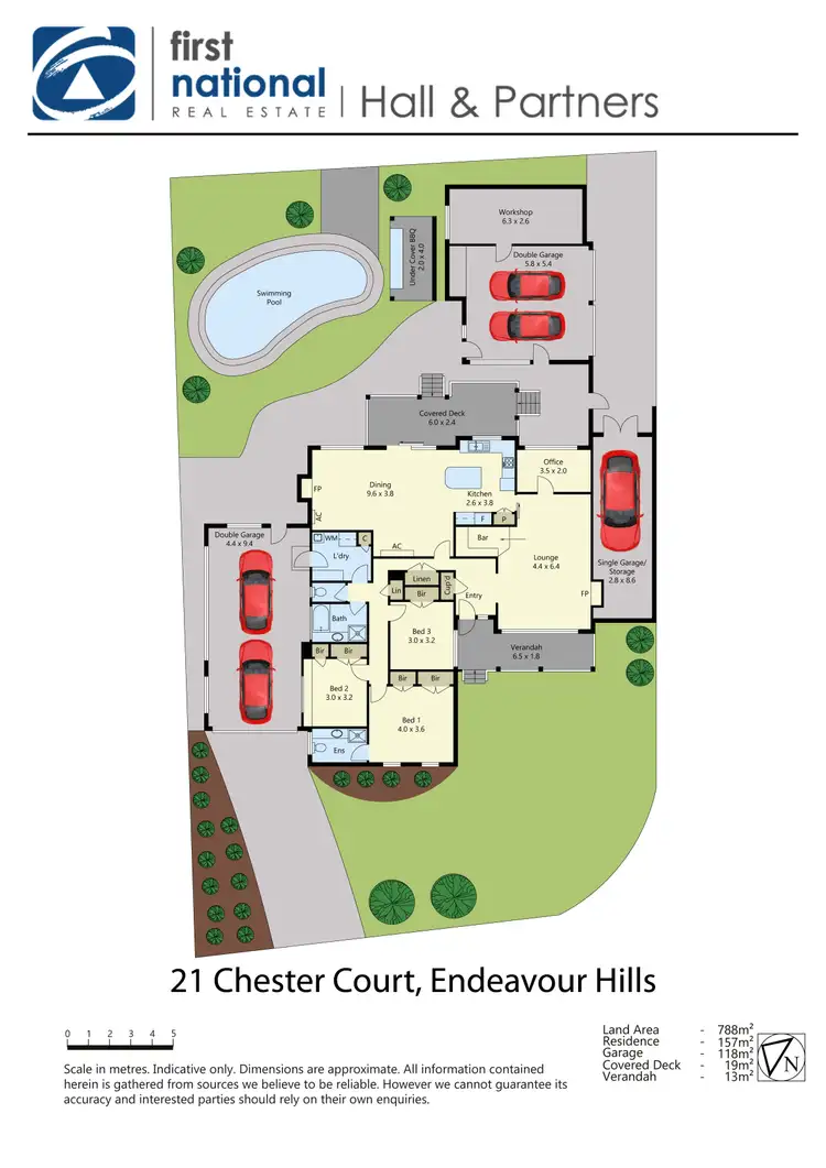 Floorplan of Homely house listing, 21 Chester Court, Endeavour Hills VIC 3802
