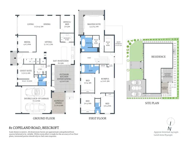 Floorplan of Homely house listing, 81 Copeland Road, Beecroft NSW 2119