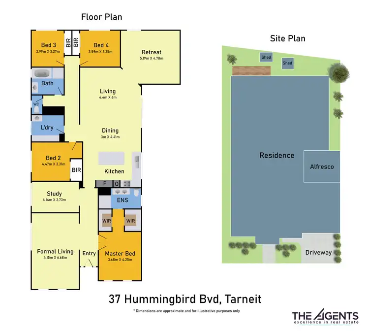 Floorplan of Homely house listing, 37 Hummingbird Boulevard, Tarneit VIC 3029