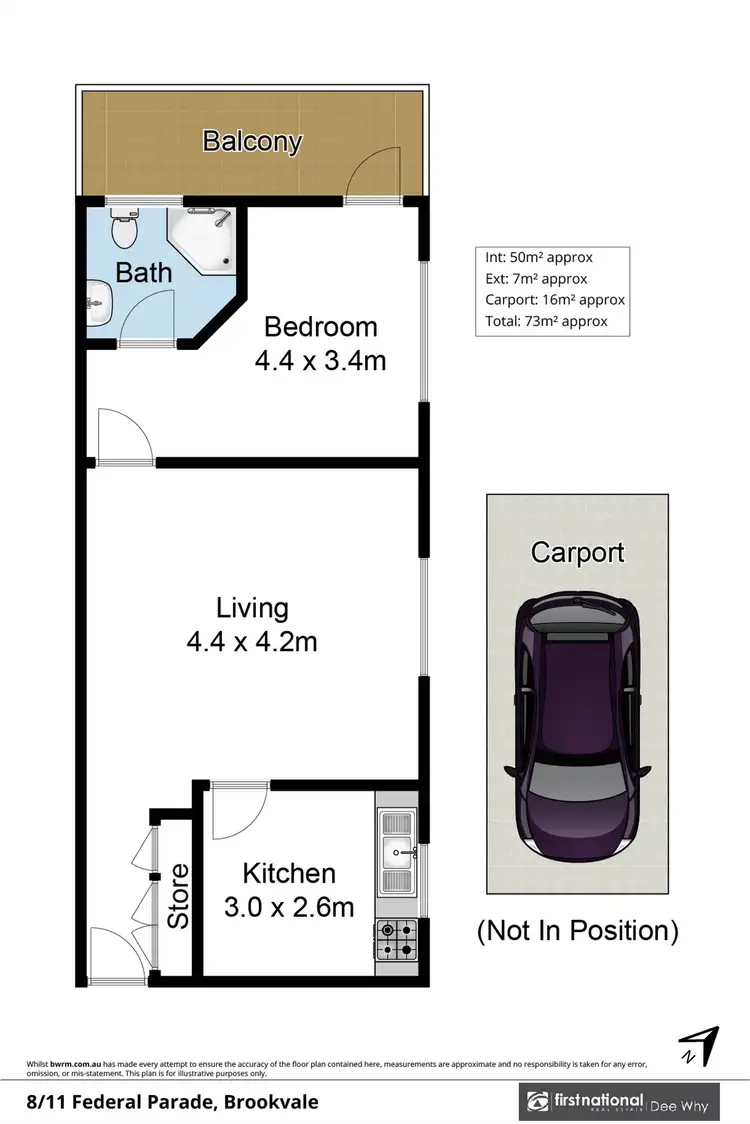 Floorplan of Homely apartment listing, 8/11 Federal Parade, Brookvale NSW 2100