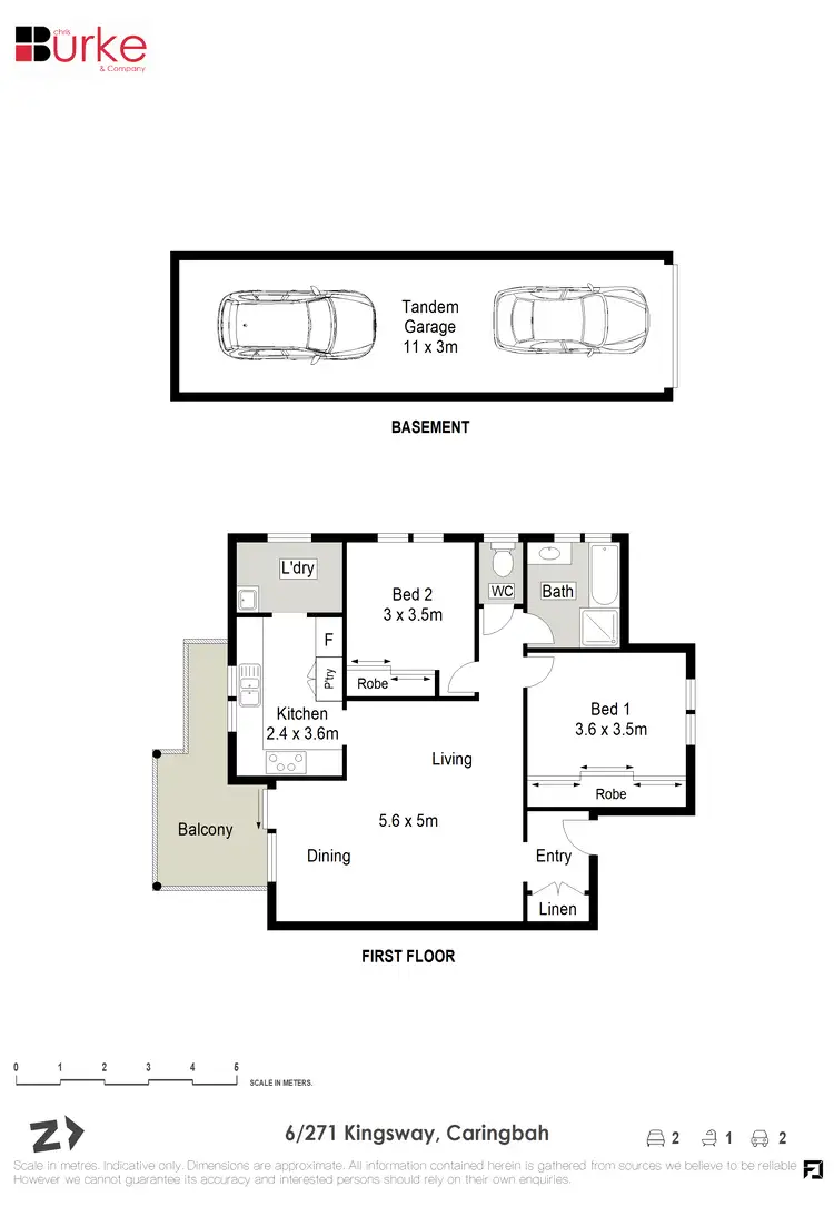 Floorplan of Homely apartment listing, 6/271-275 Kingsway, Caringbah NSW 2229