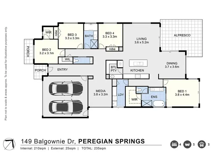 Floorplan of Homely house listing, 149 Balgownie Drive, Peregian Springs QLD 4573