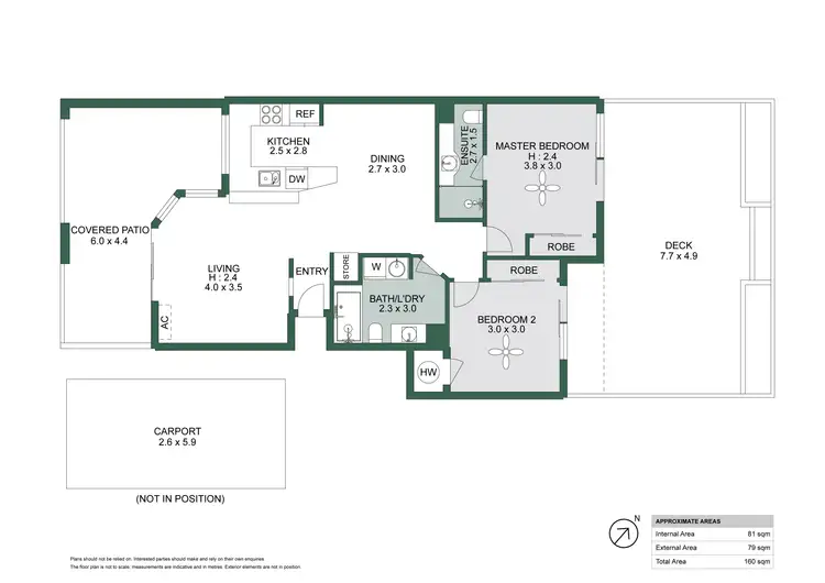 Floorplan of Homely apartment listing, 9/41 Rossiter Parade, Hamilton QLD 4007