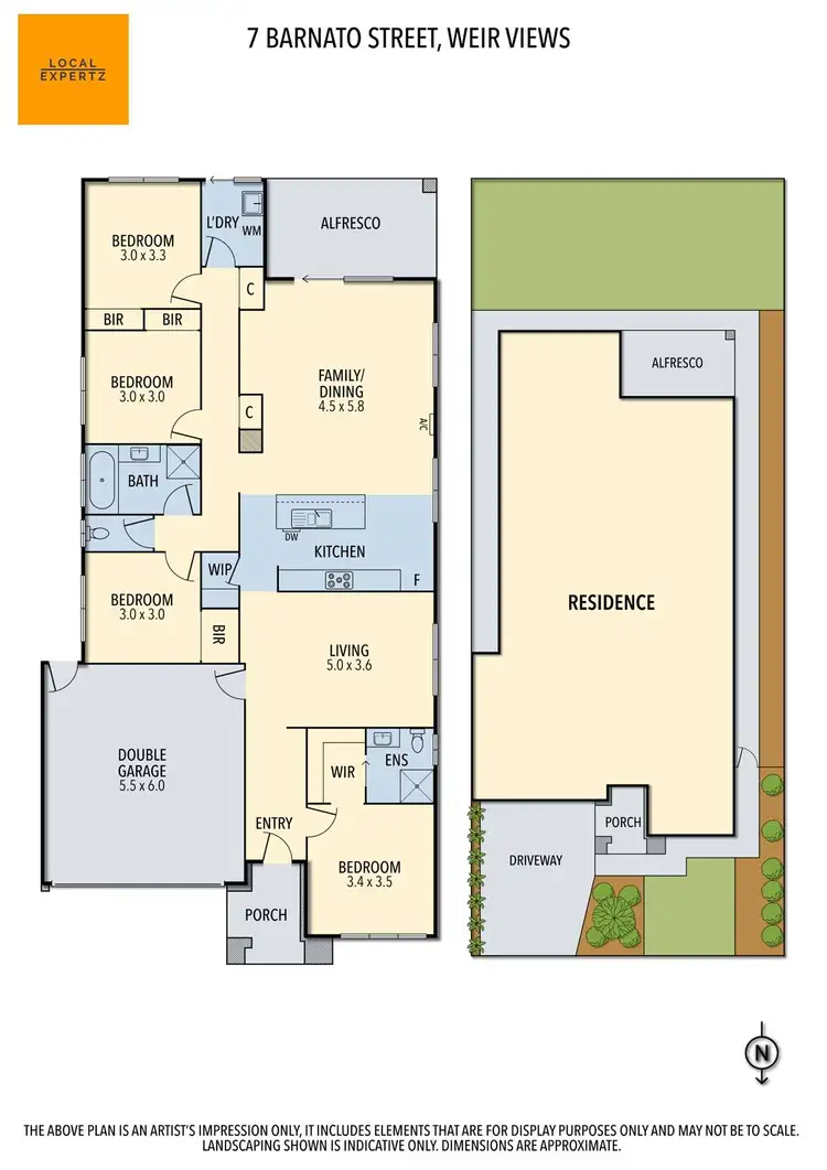 Floorplan of Homely house listing, 7 Barnato Street, Weir Views VIC 3338