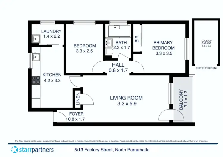 Floorplan of Homely apartment listing, 5/13 Factory Street, North Parramatta NSW 2151