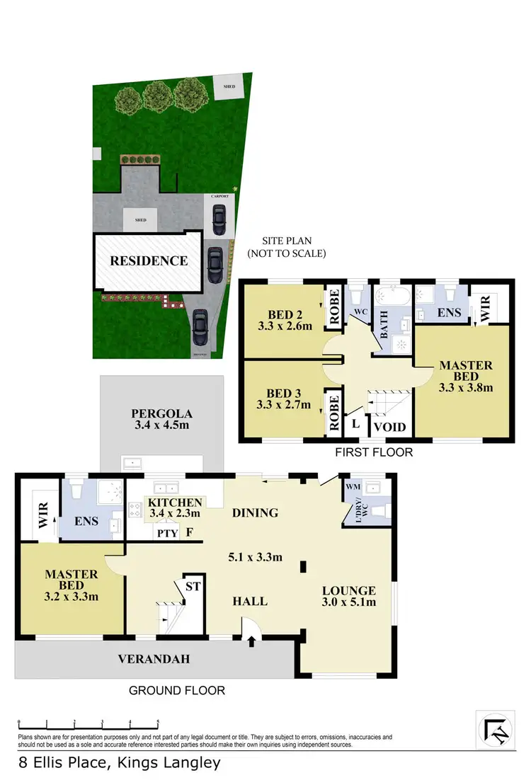 Floorplan of Homely house listing, 8 Ellis Place, Kings Langley NSW 2147