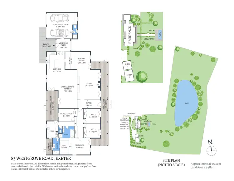 Floorplan of Homely rural property listing, 83 Westgrove Road, Exeter NSW 2579