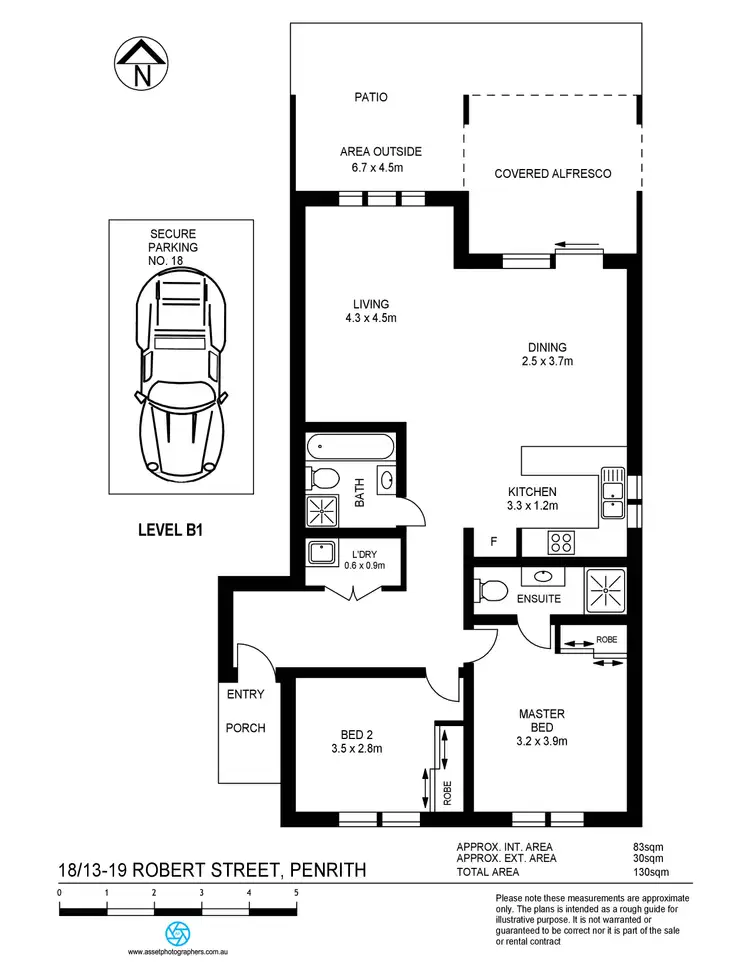 Floorplan of Homely apartment listing, 18/13-19 Robert Street, Penrith NSW 2750