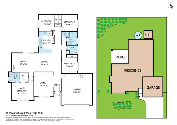 Floorplan of Homely house listing, 21 Wayland Circuit, Morayfield QLD 4506