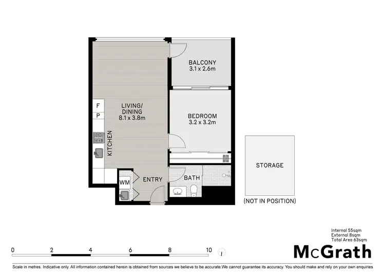 Floorplan of Homely apartment listing, 210/17 Arnold Street, Box Hill VIC 3128
