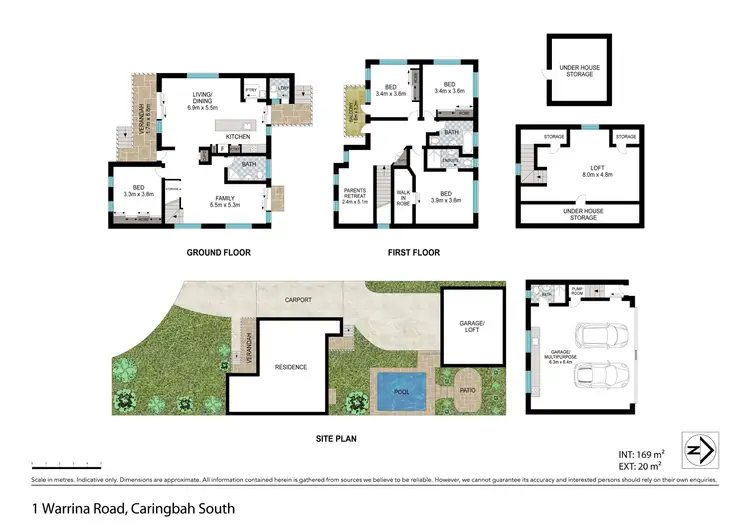 Floorplan of Homely house listing, 1 Warrina Road, Caringbah South NSW 2229