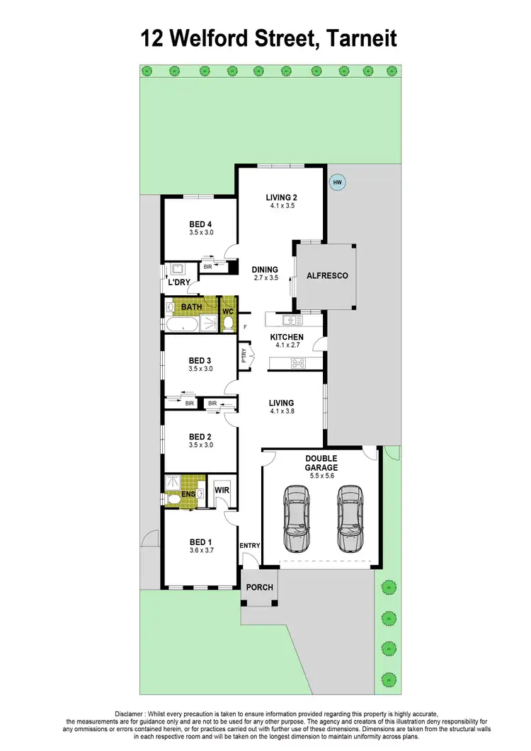 Floorplan of Homely house listing, 12 Welford Street, Tarneit VIC 3029