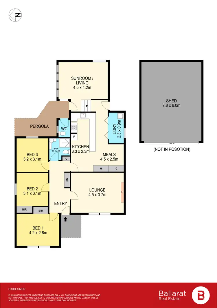 Floorplan of Homely house listing, 10 Prefect Street, Wendouree VIC 3355