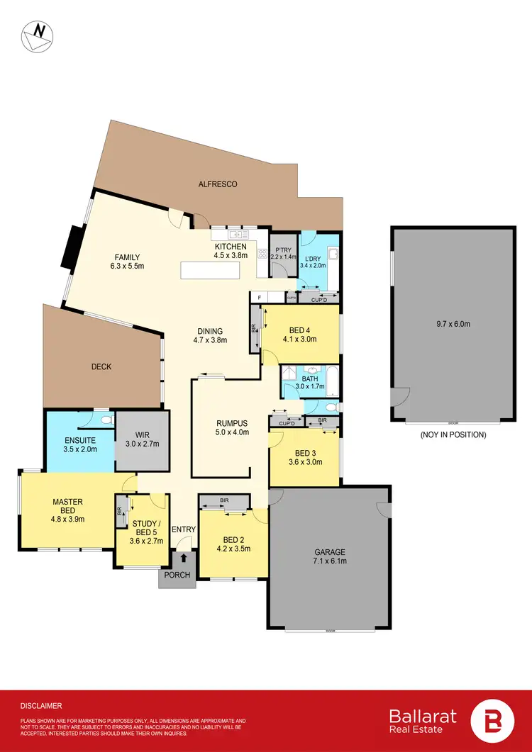 Floorplan of Homely house listing, 10 Gracefield Drive, Brown Hill VIC 3350