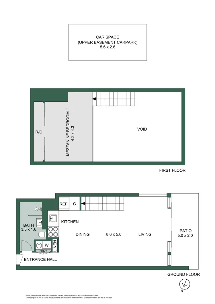 Floorplan of Homely apartment listing, 5/25 Barr Street, Camperdown NSW 2050