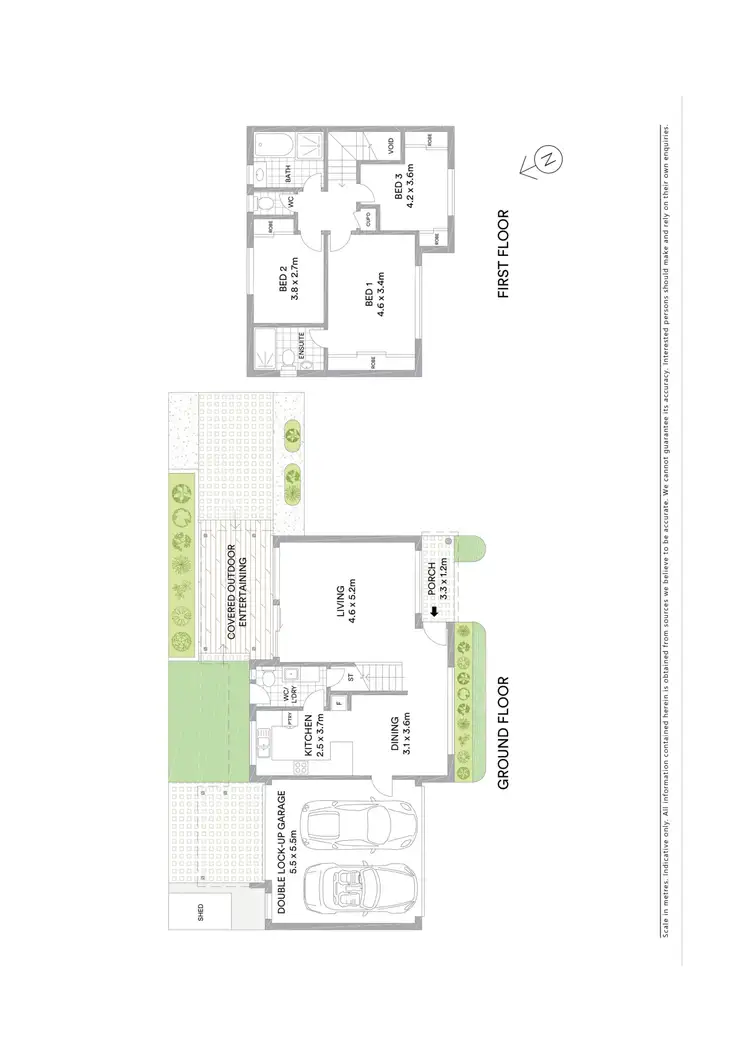 Floorplan of Homely townhouse listing, 2/74 Miranda Road, Miranda NSW 2228