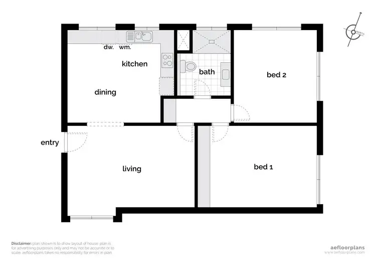 Floorplan of Homely apartment listing, 7/80 Macgregor Street, Deakin ACT 2600
