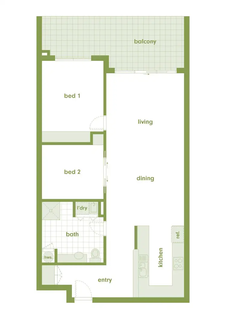 Floorplan of Homely apartment listing, 209/48 Gungahlin Place, Gungahlin ACT 2912