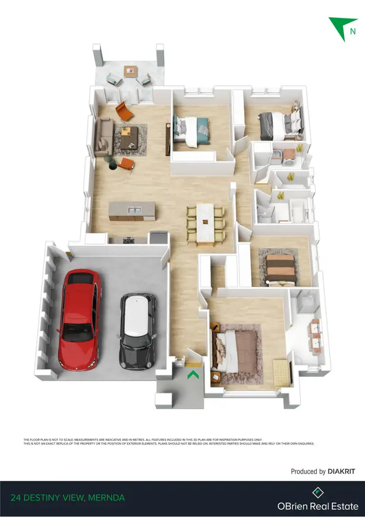 Floorplan of Homely house listing, 24 Destiny View, Mernda VIC 3754