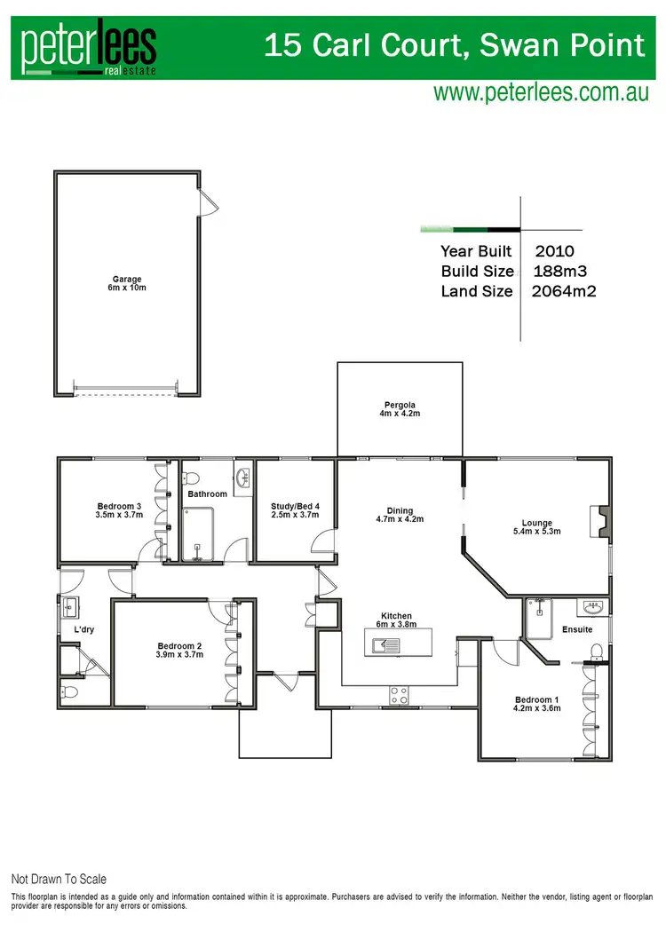 Floorplan of Homely house listing, 15 Carl Court, Swan Point TAS 7275