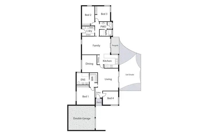 Floorplan of Homely house listing, 20 Buntine Crescent, Isaacs ACT 2607