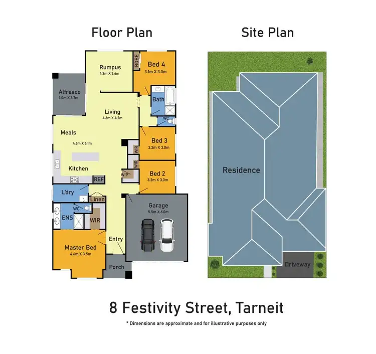 Floorplan of Homely house listing, 8 Festivity Street, Tarneit VIC 3029