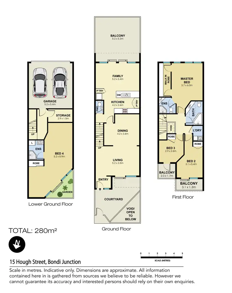 Floorplan of Homely house listing, 15 Hough Street, Bondi Junction NSW 2022