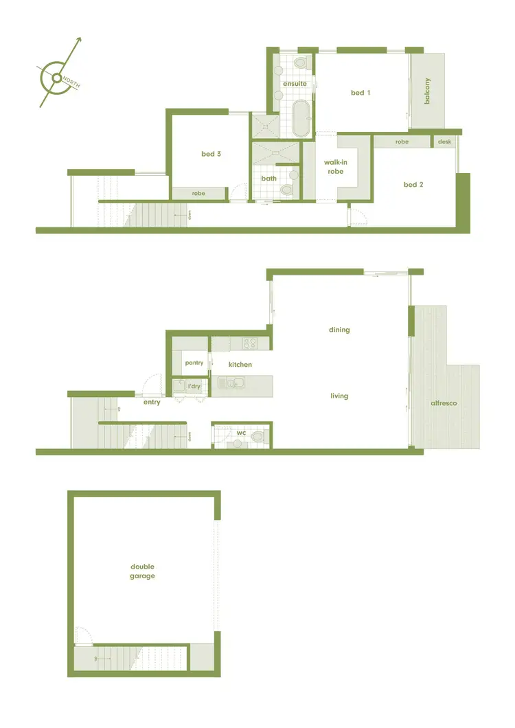Floorplan of Homely townhouse listing, 45 Cynthea Teague Crescent, Greenway ACT 2900