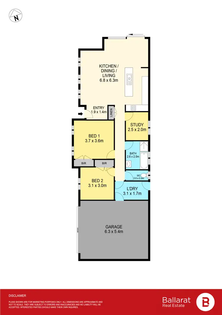 Floorplan of Homely house listing, 299 Larter Street, Canadian VIC 3350