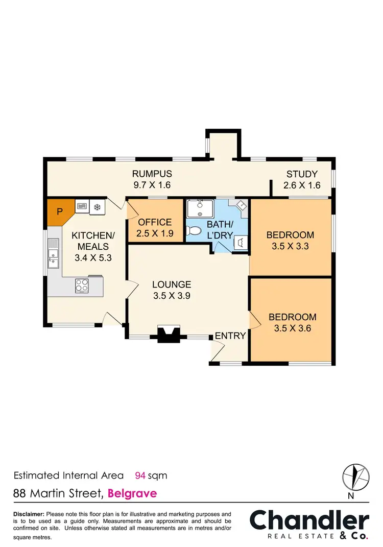 Floorplan of Homely house listing, 88 Martin Street, Belgrave VIC 3160