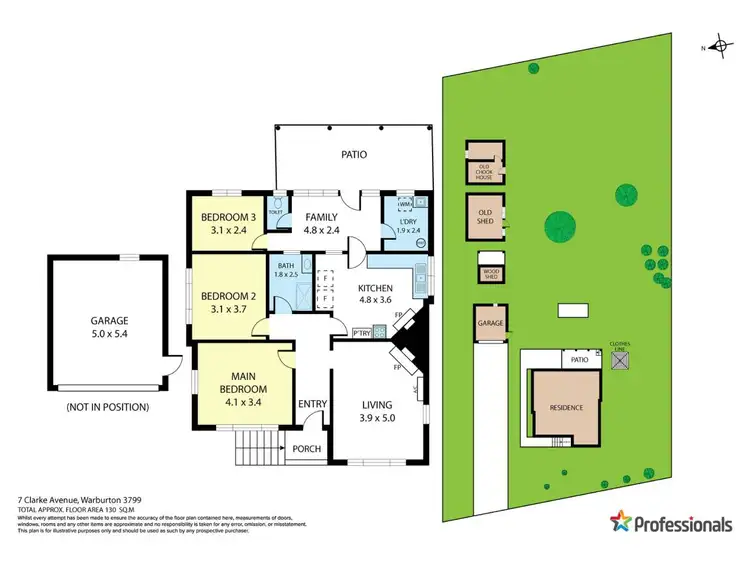 Floorplan of Homely house listing, 7 Clarke Avenue, Warburton VIC 3799