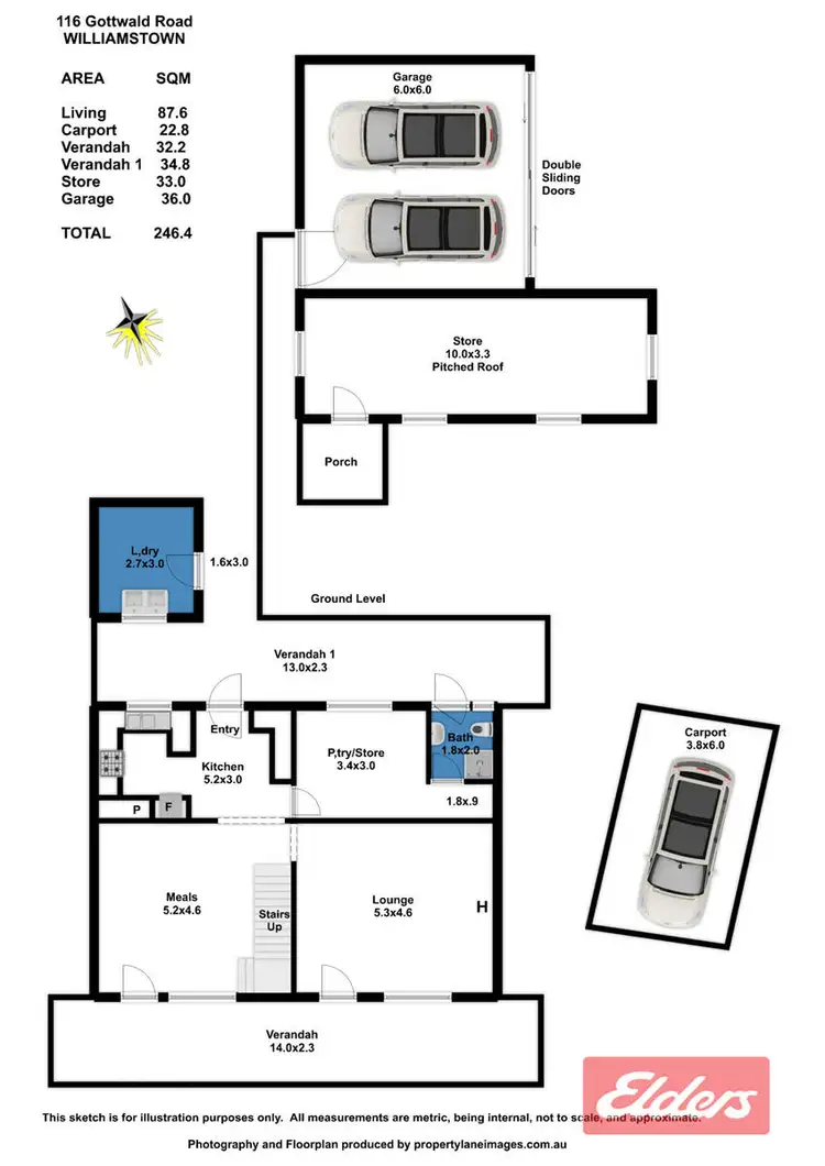 Floorplan of Homely house listing, 116 Gottwald Road, Williamstown SA 5351