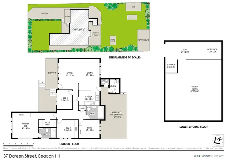 Floorplan of Homely house listing, 37 Dareen Street, Beacon Hill NSW 2100