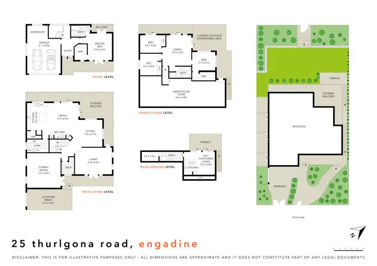 Floorplan of Homely house listing, 25 Thurlgona Road, Engadine NSW 2233