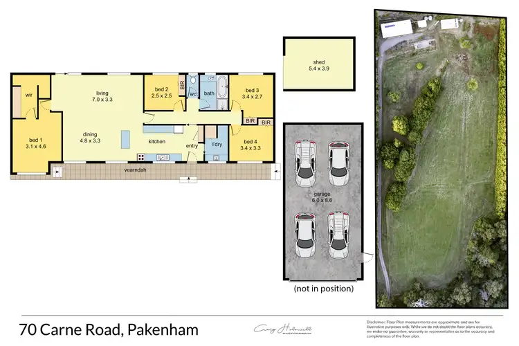 Floorplan of Homely house listing, 70 Carne Road, Pakenham Upper VIC 3810