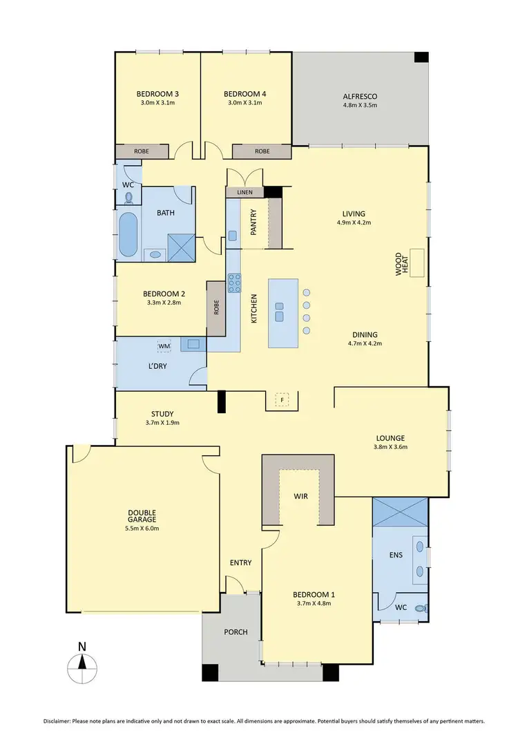 Floorplan of Homely house listing, 1 Barrett Street, Lancefield VIC 3435