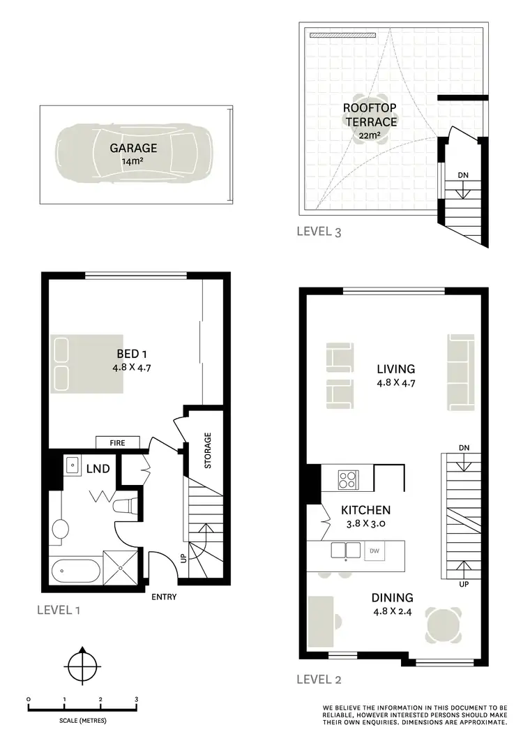 Floorplan of Homely unit listing, F16/780 Bourke Street, Redfern NSW 2016