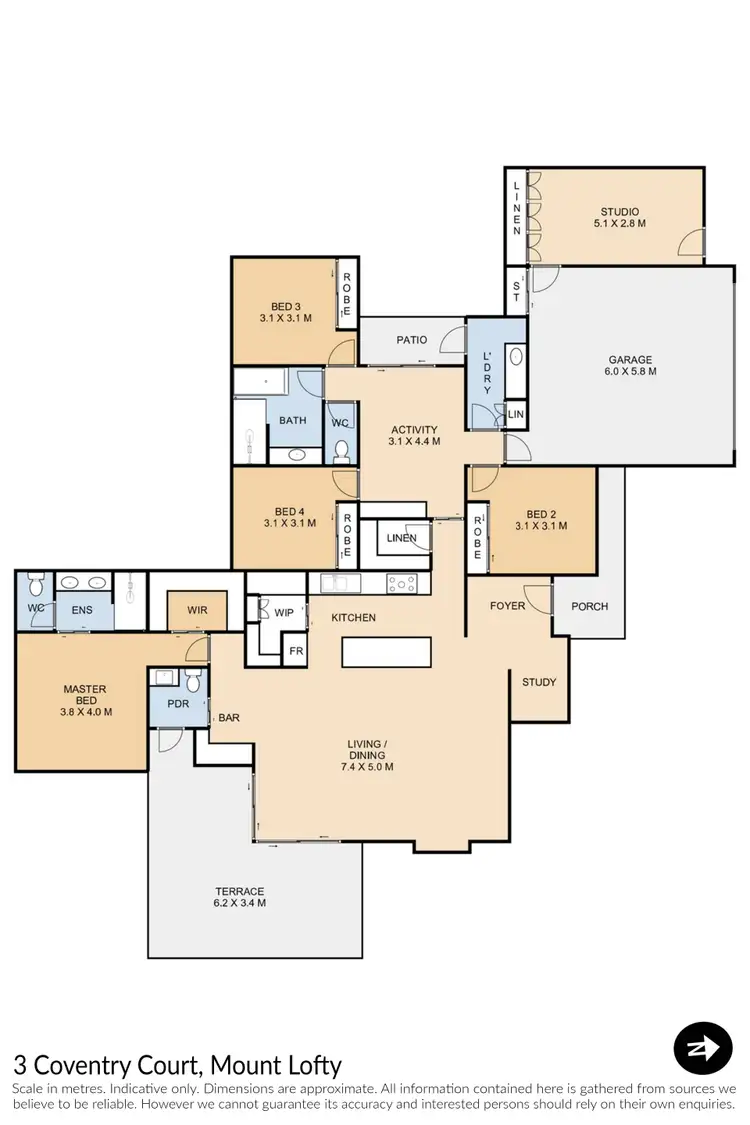 Floorplan of Homely house listing, 3 Coventry Court, Mount Lofty QLD 4350